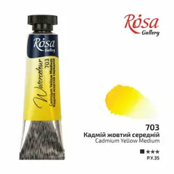 Akvarelové barvy Rosa 10 ml 703 cadmium yellow medium